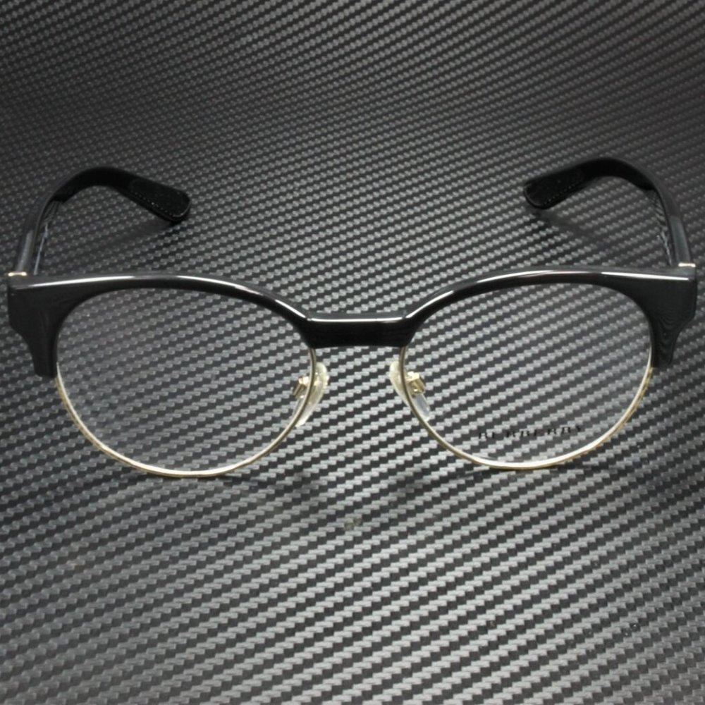Burberry Gold and Black Frame Eyeglasses - Picture 4 of 5